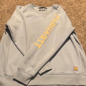 Carhartt Light Blue Crewneck Sweater